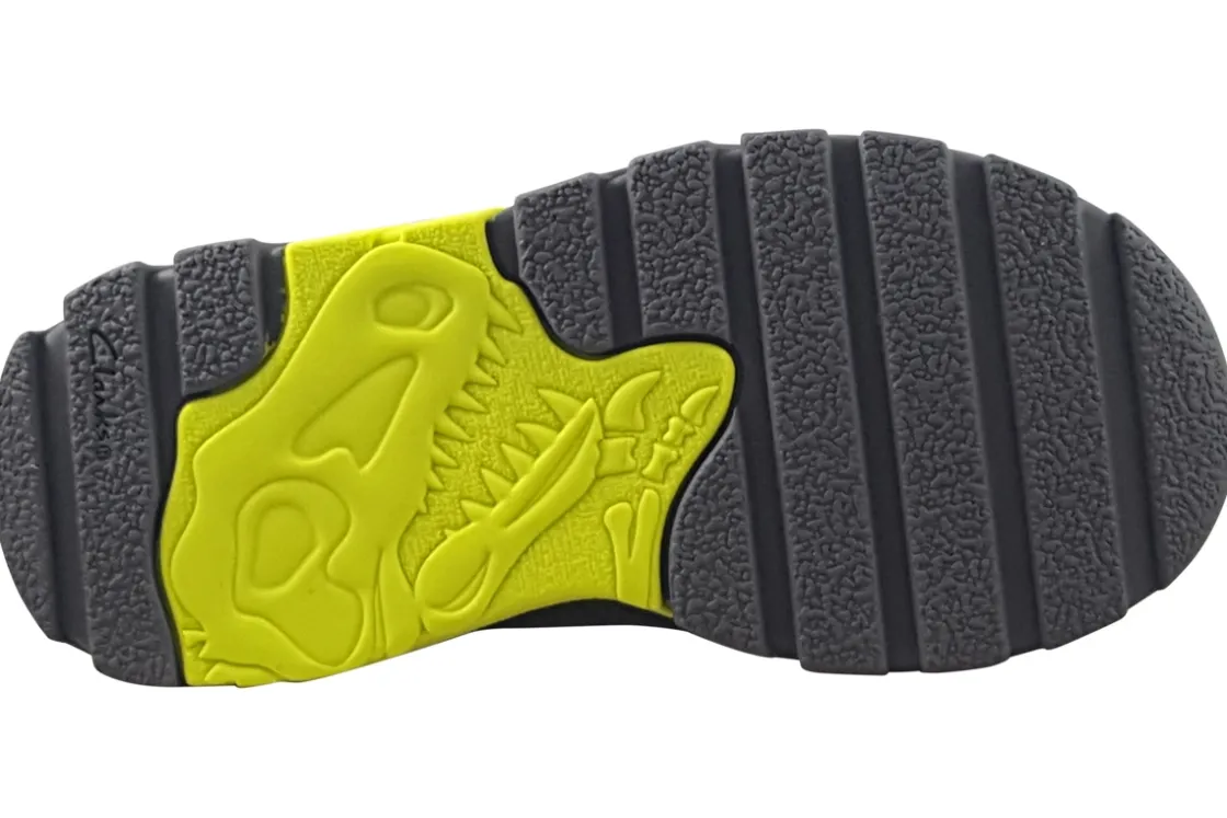 BOY Clarks Velcro | Boys Shoes<Steggy2 Park K Boys Fashion Trainers Green