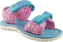 Clarks Velcro | Girls Sandals<SurfingTide T. (F Fit) Girls Sandals