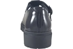 Women Clarks Senior Girls | Womens Shoes<Teala Bar Black Womens Leather Patent T-Bar Shoes