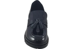 Women Clarks Senior Girls | Womens Shoes<Teala Loafer Black Womens Leather Patent Shoes