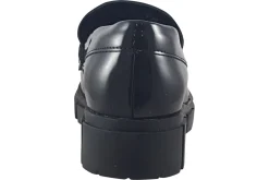 Women Clarks Senior Girls | Womens Shoes<Teala Loafer Black Womens Leather Patent Shoes