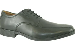 BOY Clarks Mens Shoes | Senior Boys<Tilden Walk Black Mens Leather Shoes