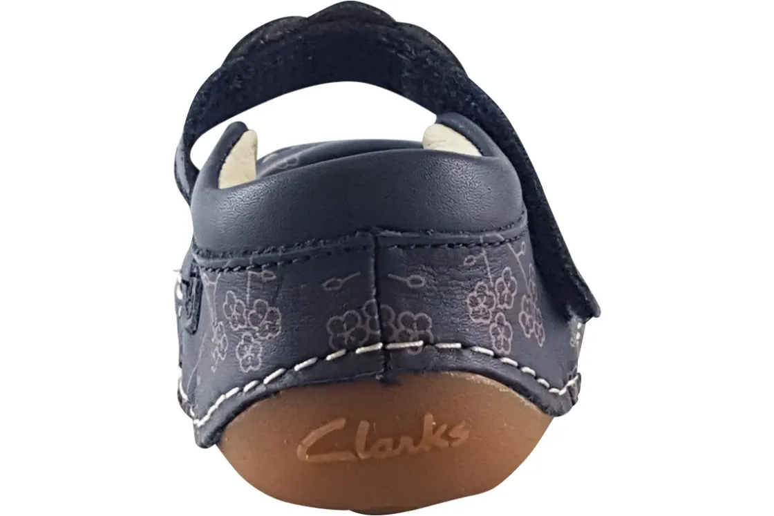 Clarks Velcro | Girls First Shoes<Tiny Flora T. Girls Leather First Shoes