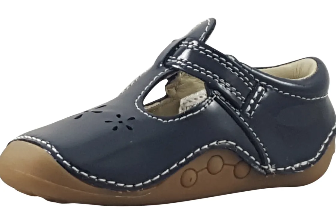 Clarks Velcro | Girls First Shoes<Tiny Skip T. Girls First Shoes Navy