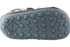 BOY Clarks Velcro | Podiatrist Approved<Tiny Stomp T Boys Leather First Shoes