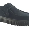 Clarks Mens Shoes<Torhill Lo Black Mens Suede Shoes