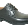 Clarks Mens Shoes | Apron Toe<Un Aldric Park Black Mens Leather Shoes