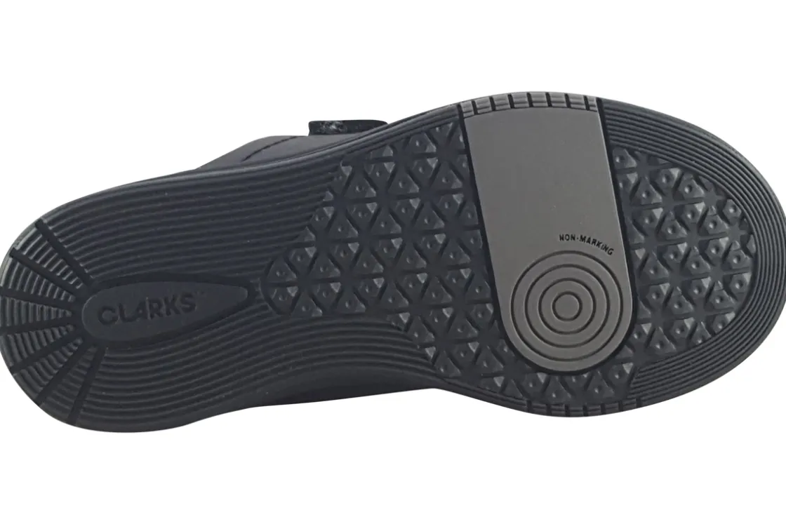 BOY Clarks Junior Boys | Velcro<Urban Solo K Boys Leather Shoes
