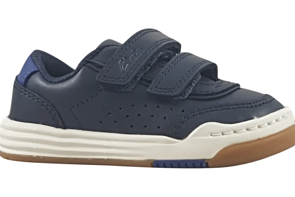 BOY Clarks Velcro | Boys Shoes<Urban Solo T Boys Leather Fashion Trainers