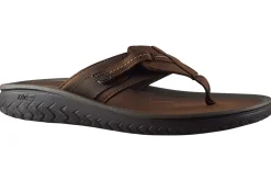 Clarks Mens Sandals | Flip-Flops & Toe Posts<Wesley Sun Beeswax Mens Leather Flip-Flops