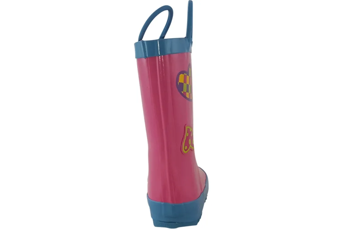 Cotswold Pull On | Removable Insole<Puddle Hearts Girls Wellingtons