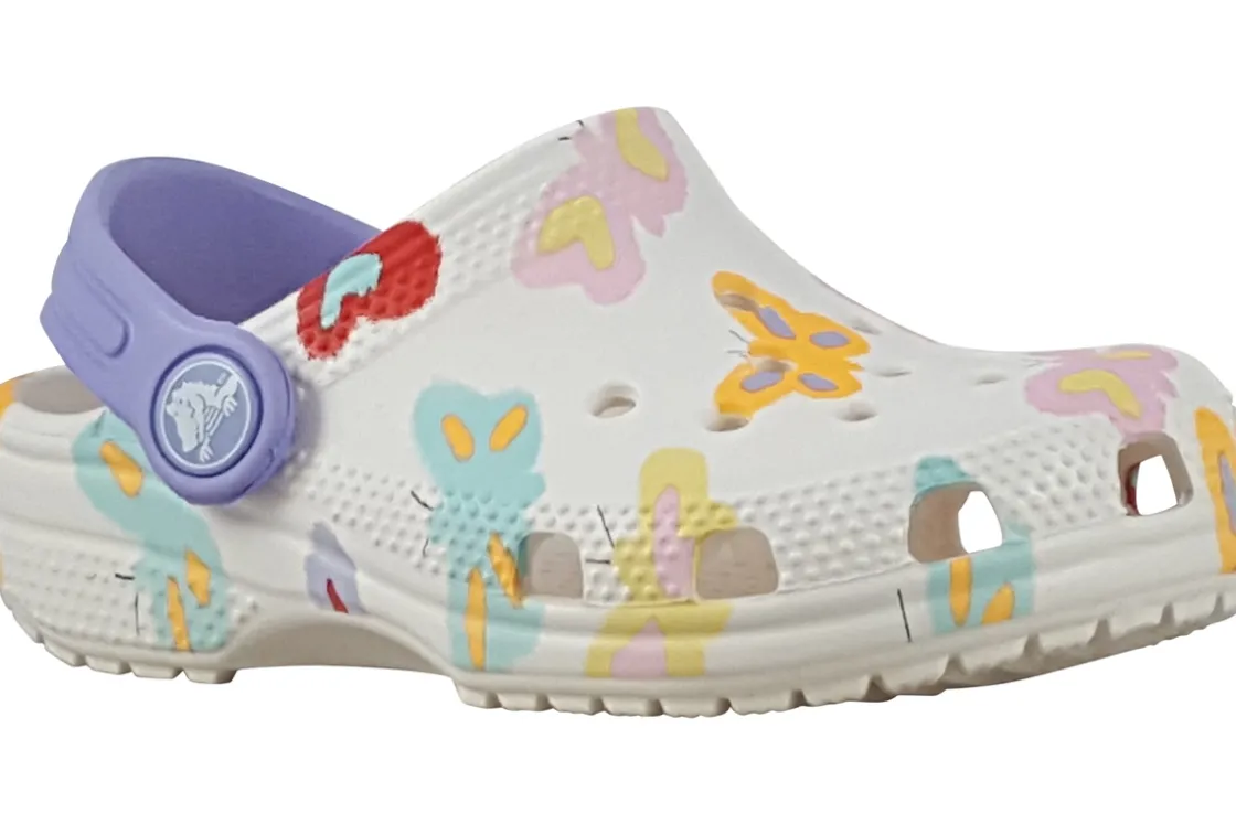 Crocs Slip-On | Girls Sandals<Classic Butterfly 211255 Girls Sandals