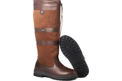 Women Dubarry Womens Boots<Galway 3885 Womens Water Resistant Leather Long Leg Boots