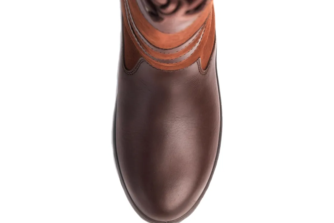 Women Dubarry Womens Boots<Galway 3885 Womens Water Resistant Leather Long Leg Boots