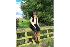 Women Dubarry Womens Boots<Galway 3885 Womens Water Resistant Leather Long Leg Boots