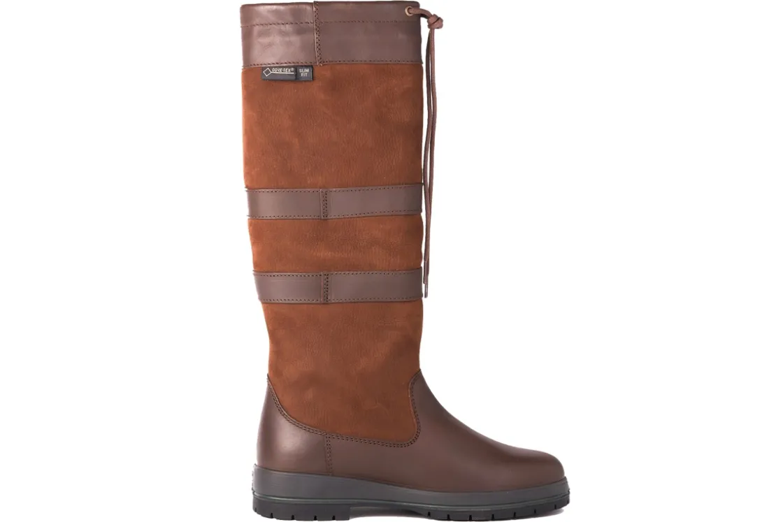 Women Dubarry Womens Boots<Galway Slim Fit 3934 Womens Water Resistant Leather Long Leg Boots