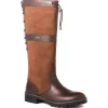 Women Dubarry Womens Boots<Glanmire 3944 Womens Water Resistant Leather Long Leg Boots
