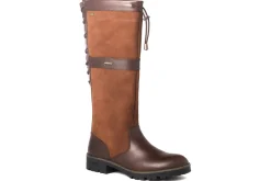 Women Dubarry Womens Boots<Glanmire 3944 Womens Water Resistant Leather Long Leg Boots