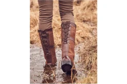 Women Dubarry Womens Boots<Glanmire 3944 Womens Water Resistant Leather Long Leg Boots