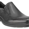 Ecco Apron Toe | Mens Shoes<Helsinki 2 Slip 500154 Black Mens Leather Shoes