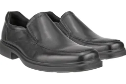 Ecco Apron Toe | Mens Shoes<Helsinki 2 Slip 500154 Black Mens Leather Shoes
