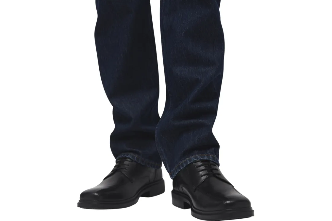 BOY Ecco Senior Boys | Tramline Toe<Helsinki 2 Tram 500174 Mens Leather Shoes