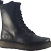 Women Fly London Womens Boots<Rami P211043 000 Womens Leather Mid Calf Boots