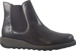 Women Fly London Womens Boots<Salv P143195 070 Womens Leather Chelsea Boots