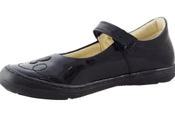 Froddo Junior Girls | Velcro<Mia MJ G3104171 Black Girls Leather Patent School Shoes
