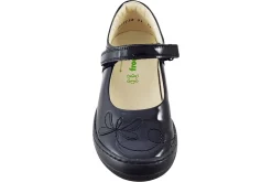 Froddo Junior Girls | Velcro<Mia MJ G3104171 Black Girls Leather Patent School Shoes