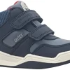 BOY Garvalin Velcro | Podiatrist Approved<Baby Rock B 241330A Boys Navy Boots