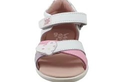 Garvalin Girls Sandals | Velcro<Basic Heart SDL 242306B Girls Sandals White Pink