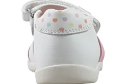 Garvalin Girls Sandals | Velcro<Basic Heart SDL 242306B Girls Sandals White Pink