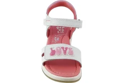Garvalin Velcro | Girls Sandals<Natural Sandal 222402 Girls Leather Sandals