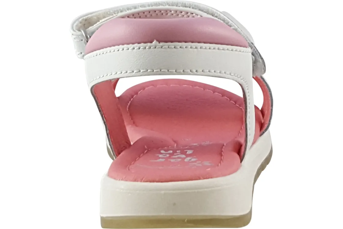 Garvalin Velcro | Girls Sandals<Natural Sandal 222402 Girls Leather Sandals