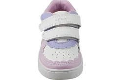 Geox Velcro | Girls First Shoes<B Eclyper Girl B555MA Girls Fashion Trainers White Yellow