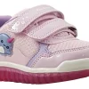 Geox Velcro | Lights<B Lightyloo Girl B5561A Girls Fashion Trainers Pink