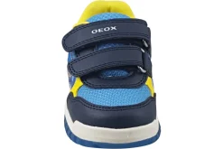 BOY Geox Velcro | Breathable Membrane<B Lightyloo Shark B555ZA Boys Fashion Trainers Navy