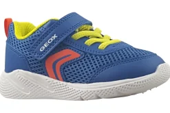 BOY Geox Velcro | Breathable Membrane<B Sprintye Boy B454UC Boys Fashion Trainers Royal Red