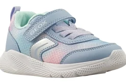 Geox Velcro | Breathable Membrane<B Sprintye Girl B454TD Girls Fashion Trainers Sky