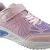 Geox Velcro | Lights<J Assister G J25E9B Girls Sports Trainers