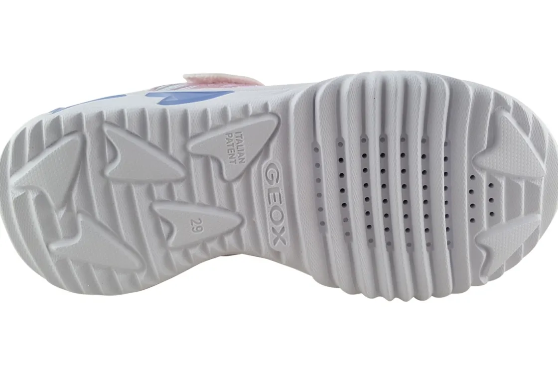 Geox Velcro | Lights<J Assister G J25E9B Girls Sports Trainers