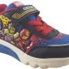 BOY Geox Velcro | Boys Trainers<J Ciberdron E J45LBE Boys Trainers