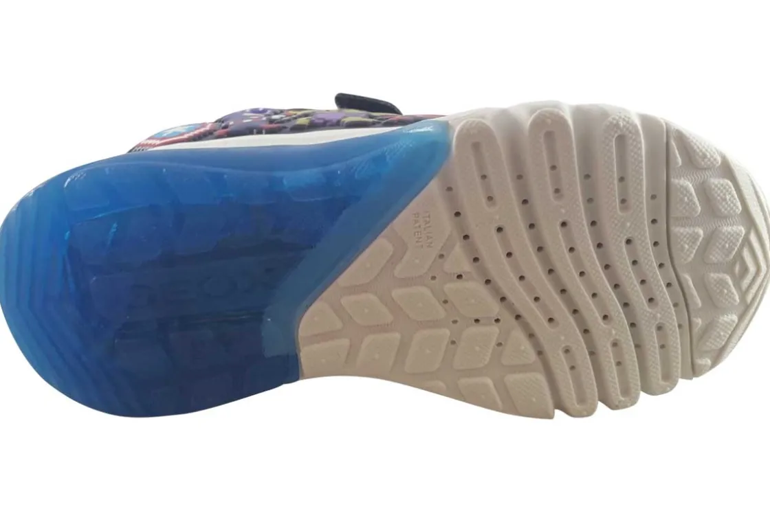 BOY Geox Velcro | Boys Trainers<J Ciberdron E J45LBE Boys Trainers