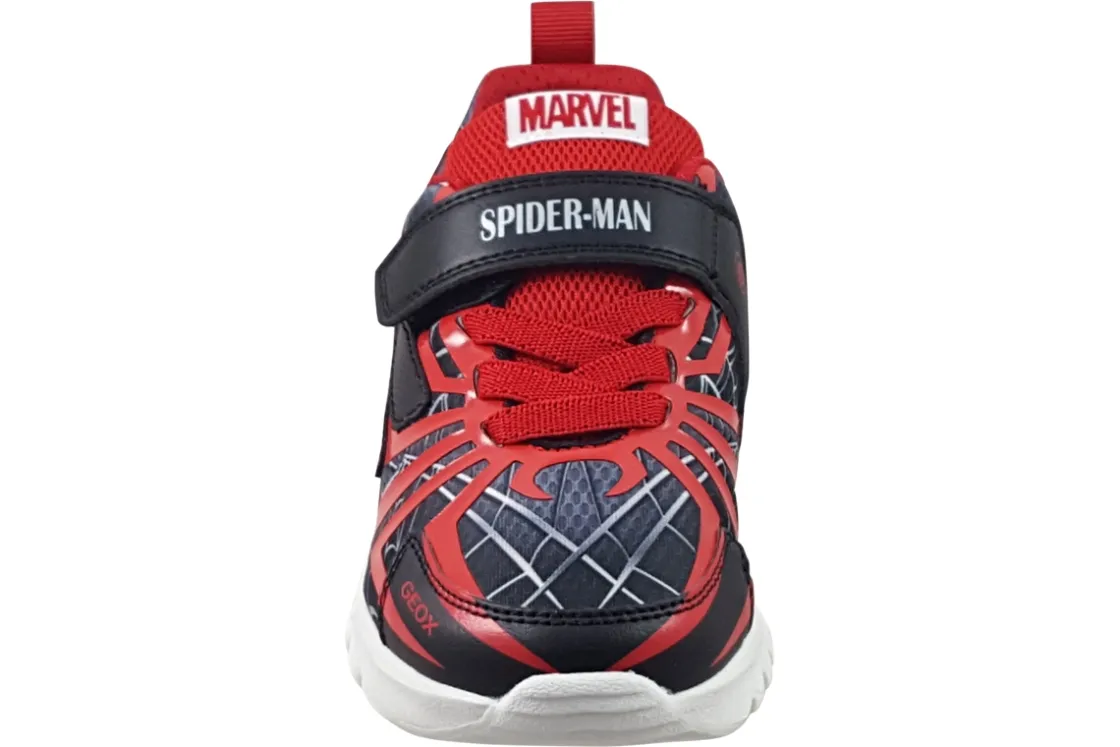 BOY Geox Velcro | Breathable Membrane<J Ciberdron Spidey J55LBG Boys Fashion Trainers