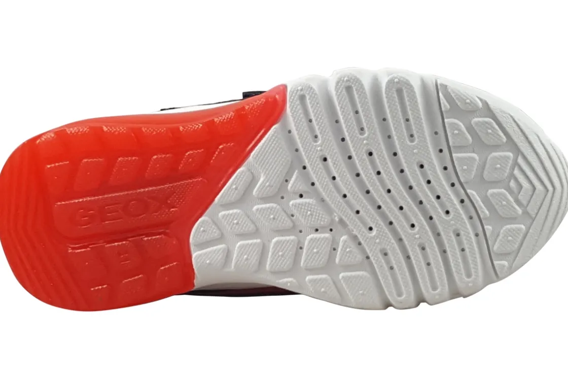 BOY Geox Velcro | Breathable Membrane<J Ciberdron Spidey J55LBG Boys Fashion Trainers