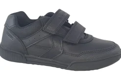 BOY Geox Velcro | Junior Boys<J Poseido BTS Boys Leather School Shoes