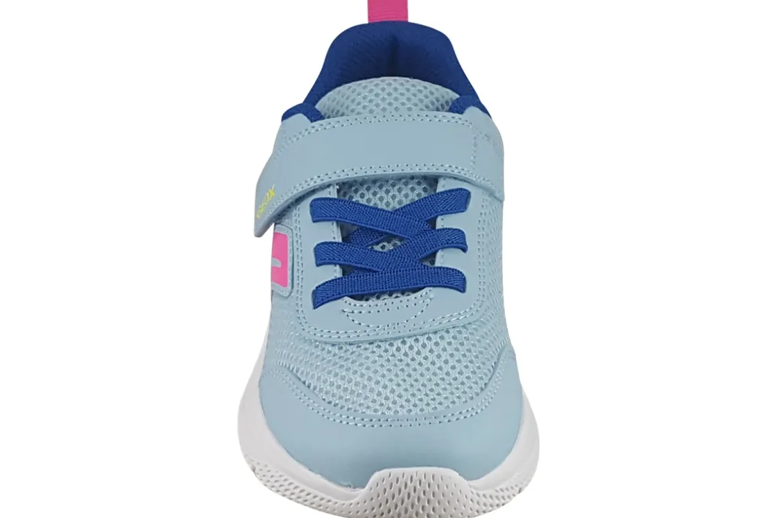 Geox Velcro | Breathable Membrane<J Sprintye Girl J36FWB Girls Fashion Trainers Sky Royal