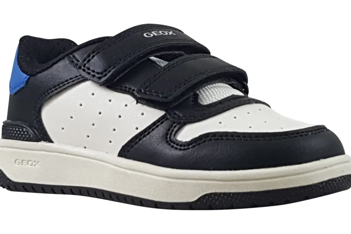 BOY Geox Velcro | Breathable Membrane<J Washiba Boy J46LQA Boys Fashion Trainers Black Royal