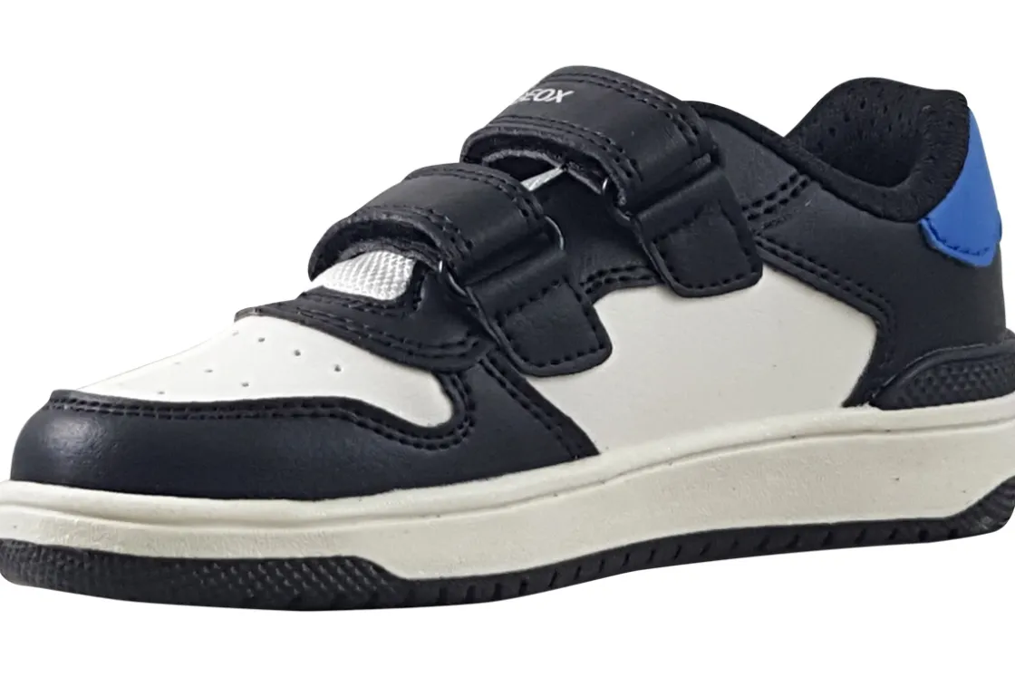BOY Geox Velcro | Breathable Membrane<J Washiba Boy J46LQA Boys Fashion Trainers Black Royal